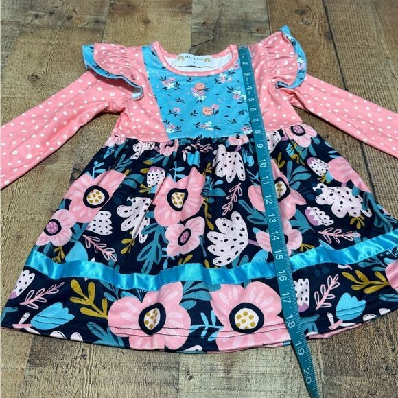 Abby & evie Pink Floral Dress boutique - Picture 9 of 13